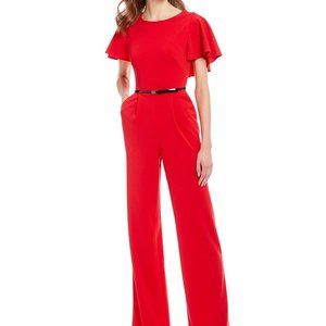 Red Calvin Klein Jumpsuit